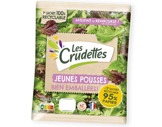 Французский производитель свежих салатов выбрал упаковку Mondi