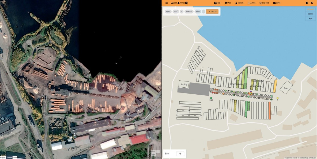 В Finnos разработали собственную систему управления складом лесоматериалов