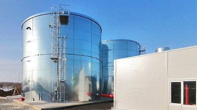 На Галичском фанерном комбинате завершился монтаж двух пожарных резервуаров Flamax