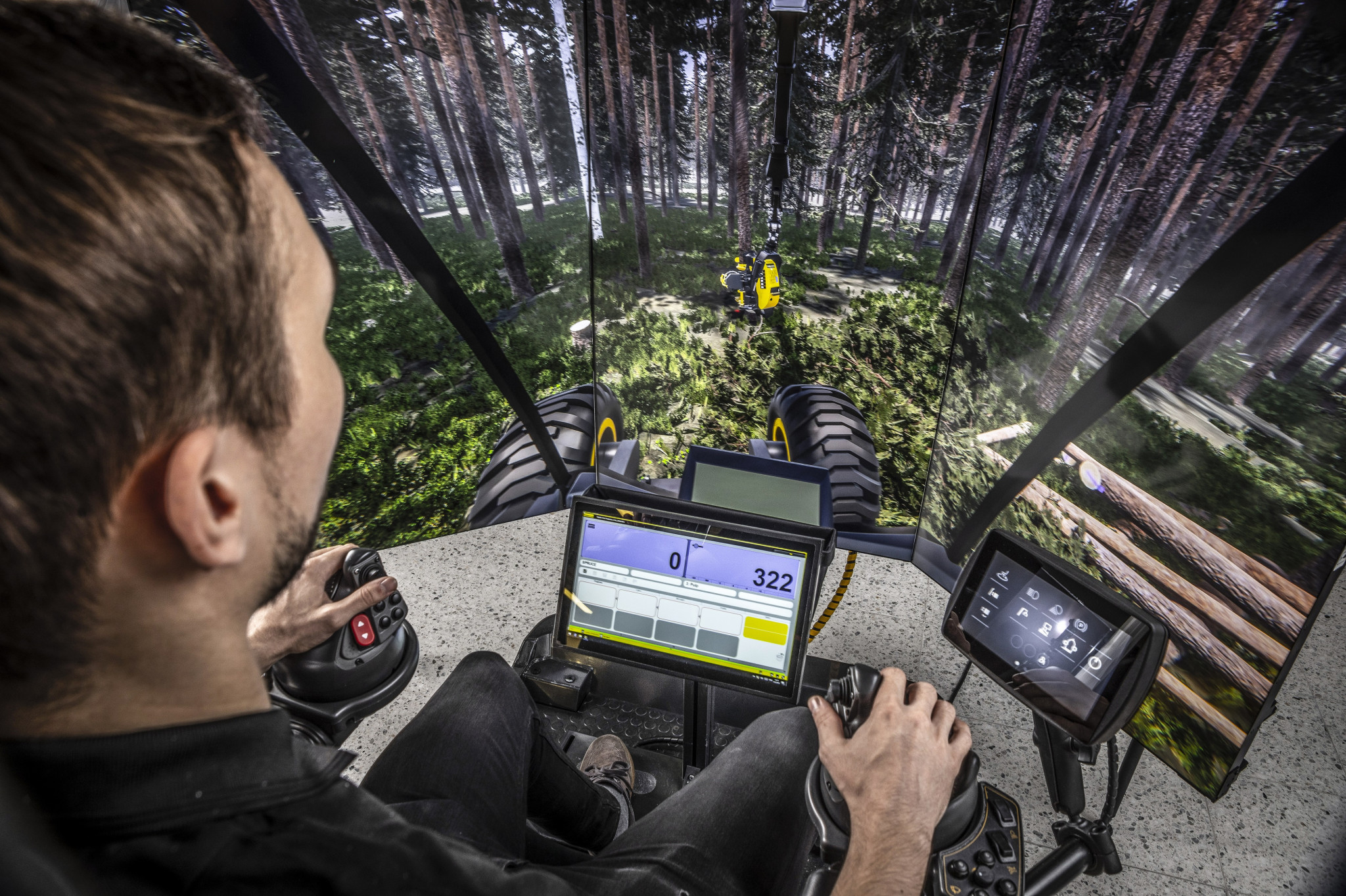 Компания Ponsse представила новый симулятор для профессионального обучения