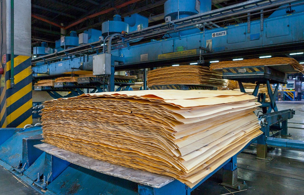 На комбинате &laquo;Свеза&raquo; в Санкт-Петербурге установили автоматический толщиномер шпона