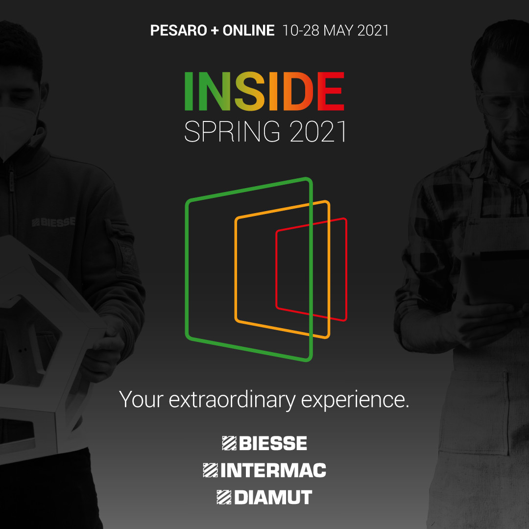 Выставка Biesse Inside Spring 2021 пройдет в онлайн- и офлайн-форматах в мае 2021 года